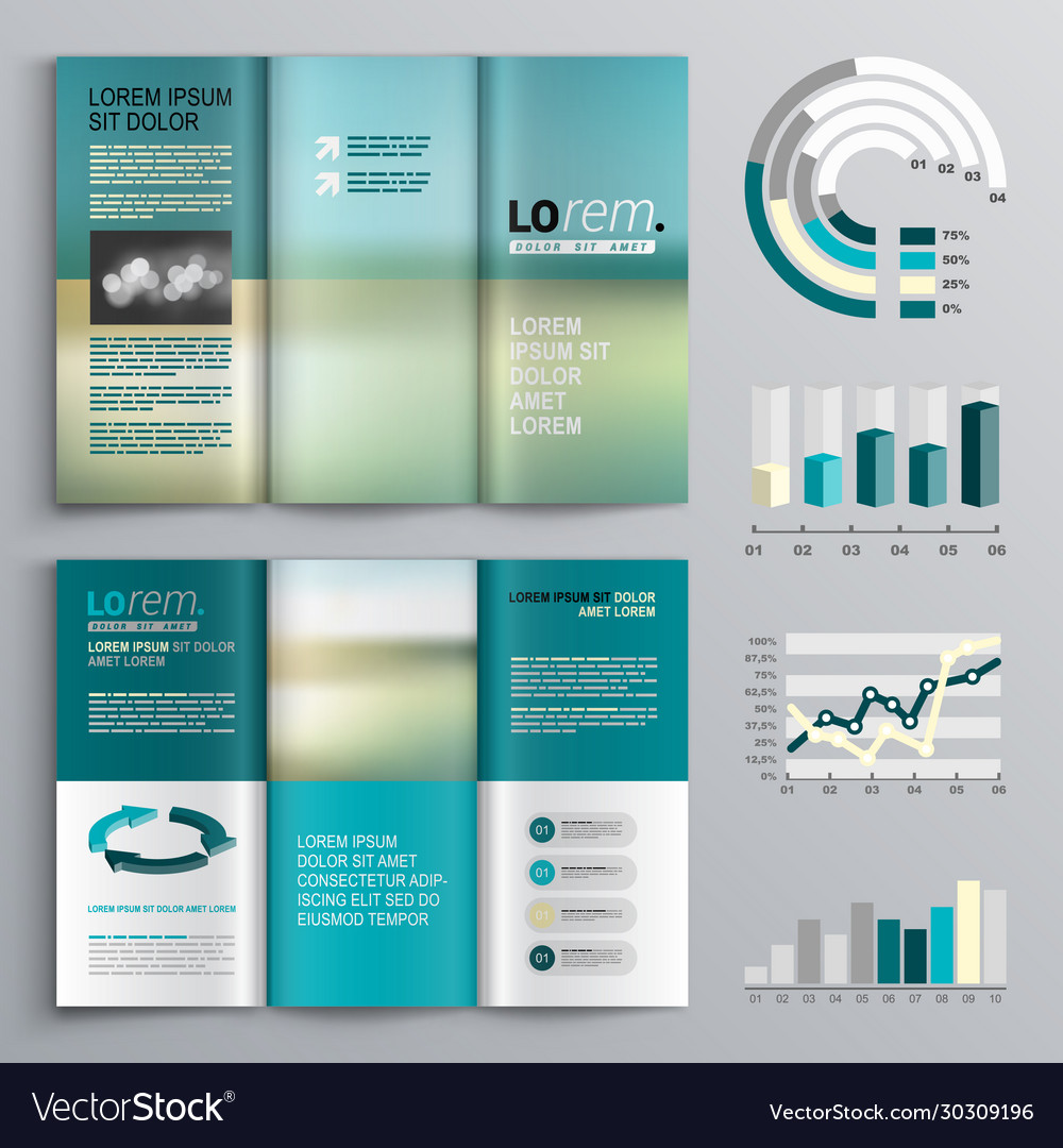 Cover layout and infographics