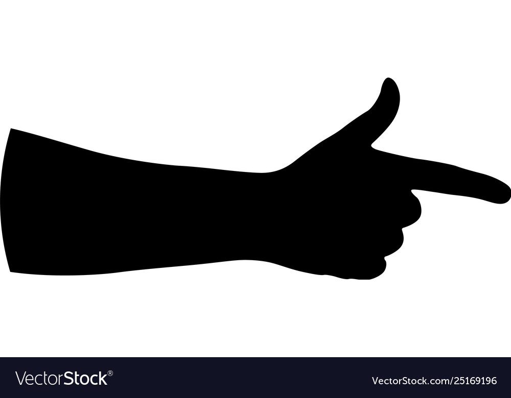 Finger gun sign