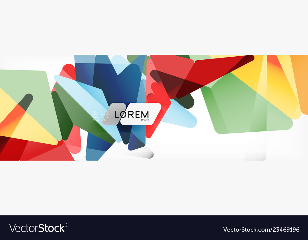 Mosaic triangular low poly style abstract vector image Mosaic triangular low poly style abstract