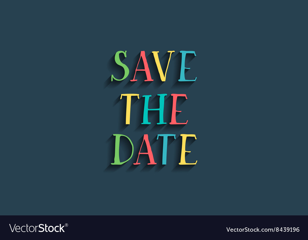 Save the date card