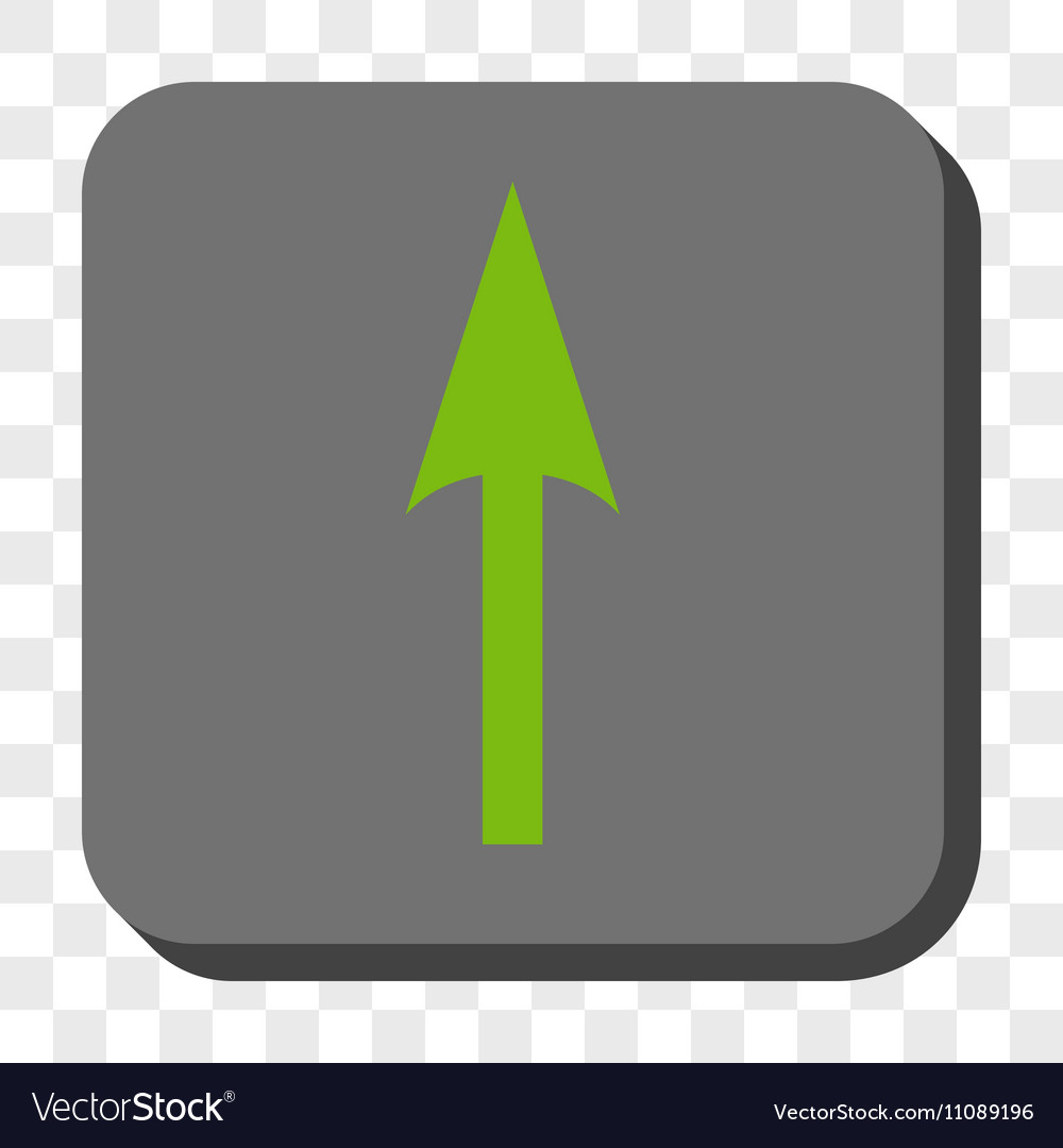 Sharp arrow up rounded square button