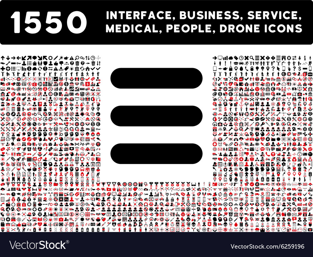 Stack icon and more interface business tools