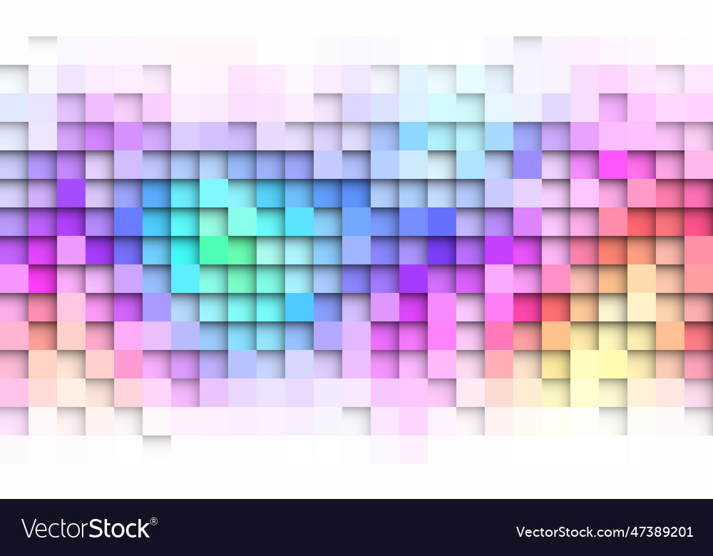 Abstract spectrum colorful bottom mosaic Vector Image Abstract spectrum colorful bottom mosaic
