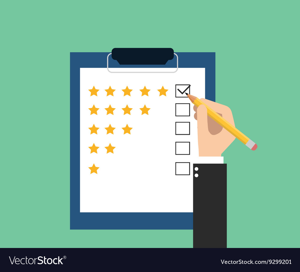 customer-service-rating-royalty-free-vector-image