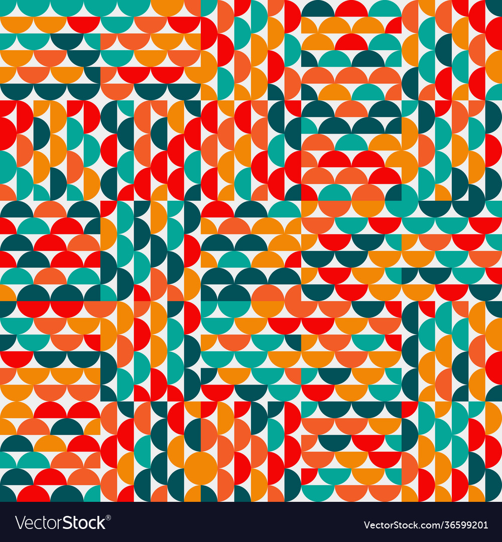 Mosaic abstract pattern design