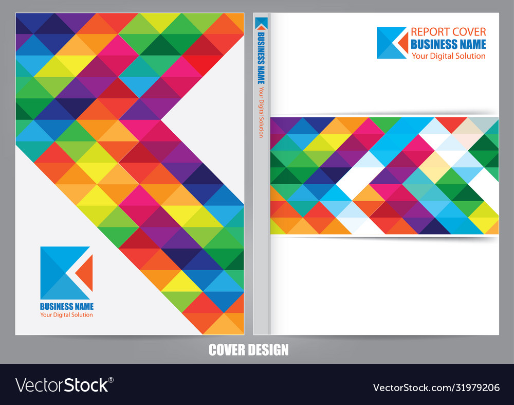 Annual Report Cover Business Design Royalty Free Vector 5790