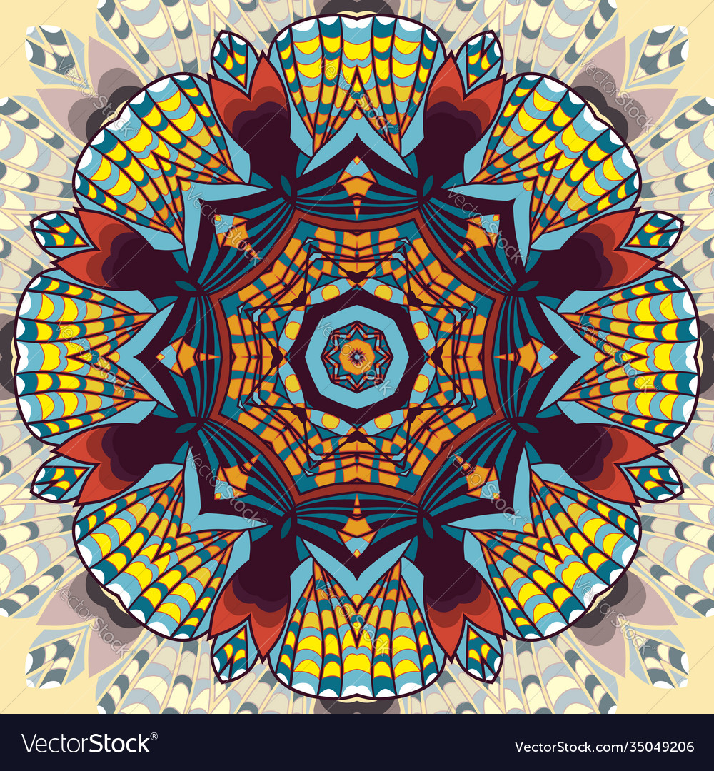 Beautiful circular background fractal image
