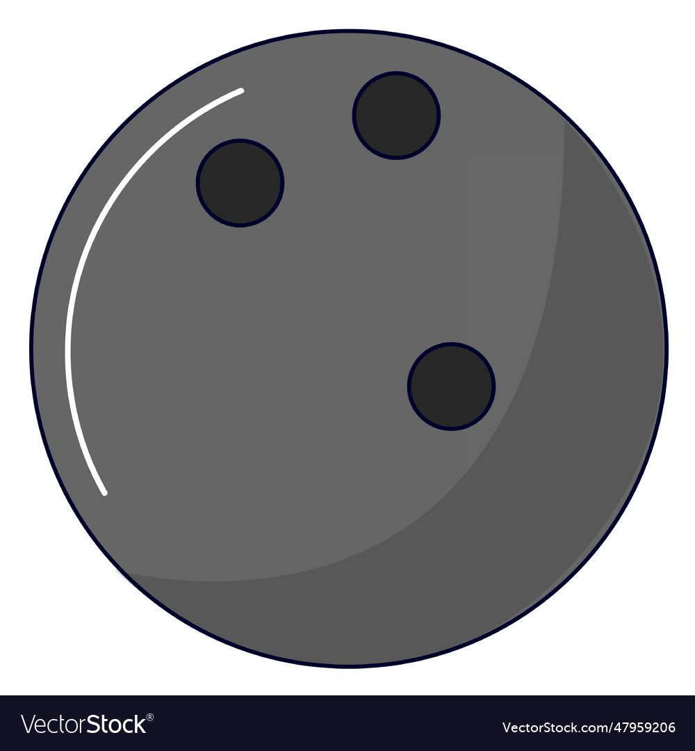 Bowling ball Royalty Free Vector Image - VectorStock