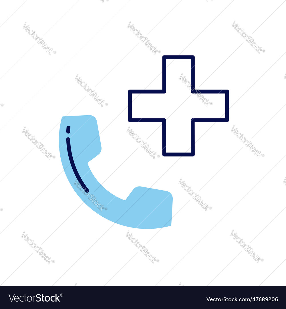 Emergency phone related icon