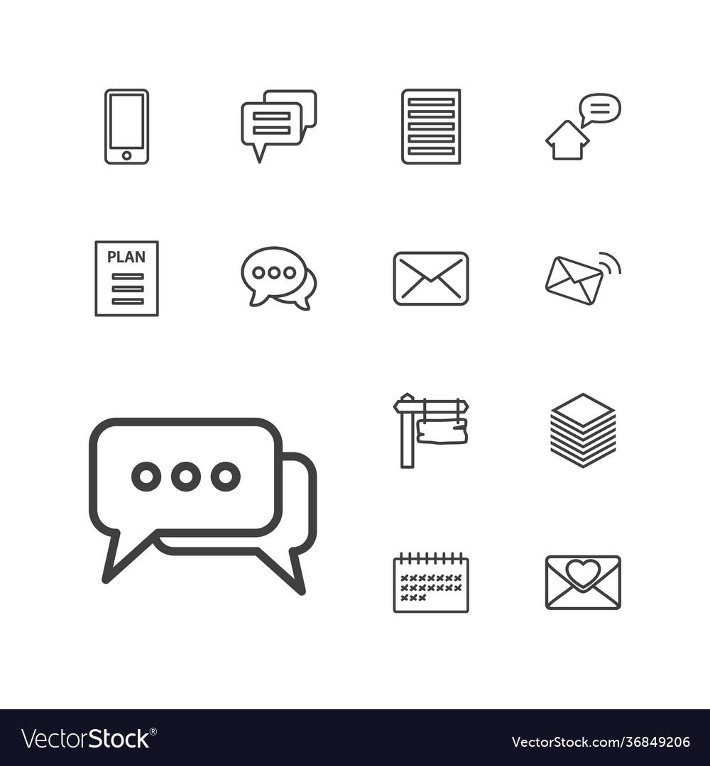 Message icons