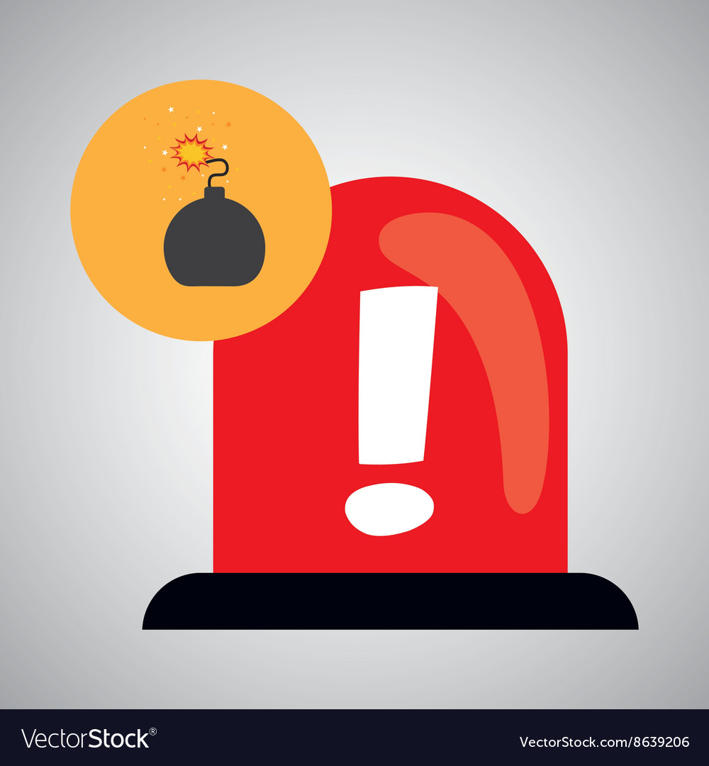 Security system design warning icon protection