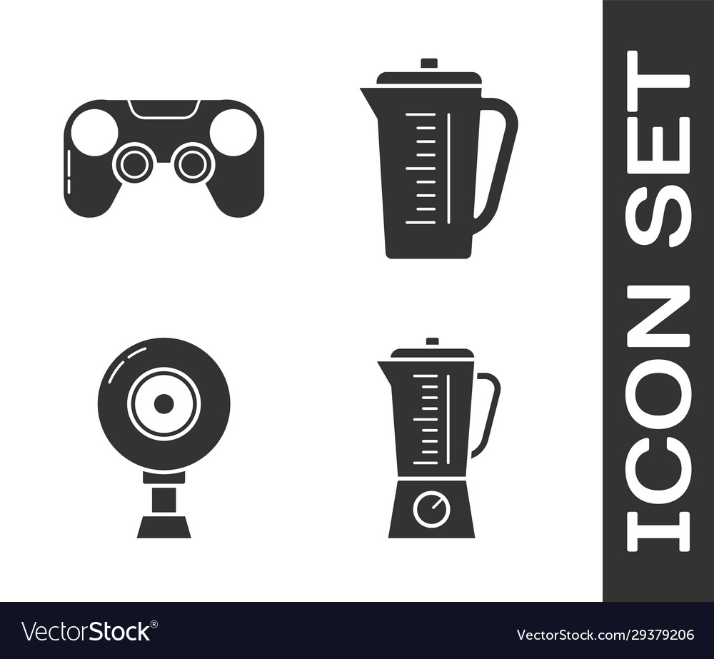 Set blender gamepad web camera and measuring