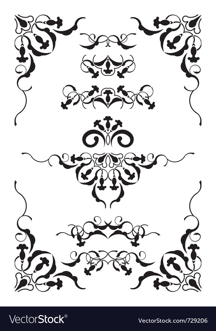 Symmetric vignettes