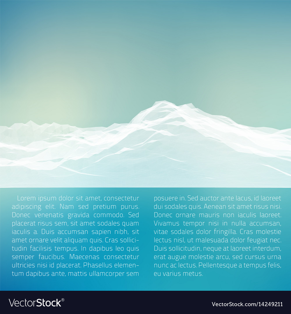 Abstract landscape mesh background