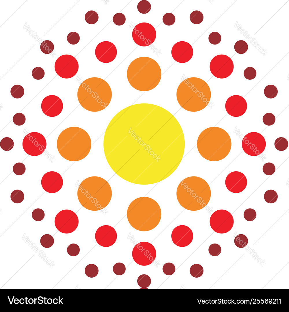 Abstract molecule logo template Royalty Free Vector Image