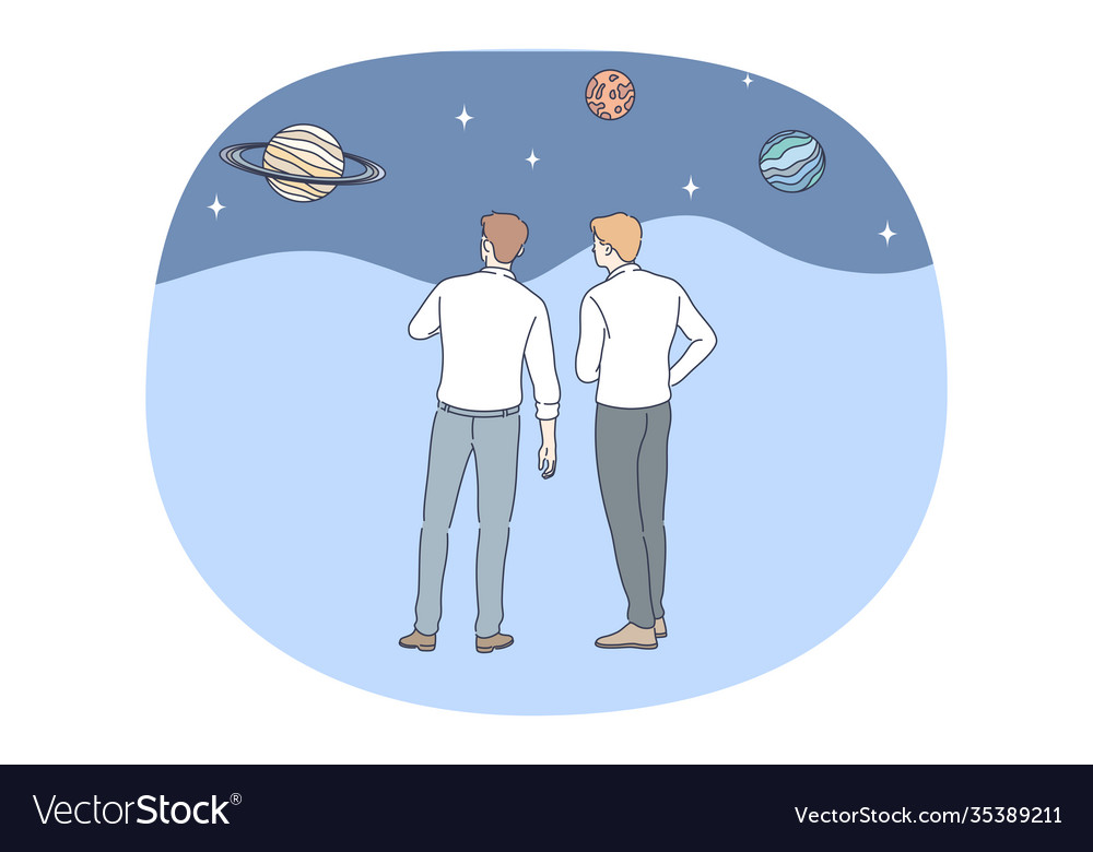 Astronomy and planetarium concept