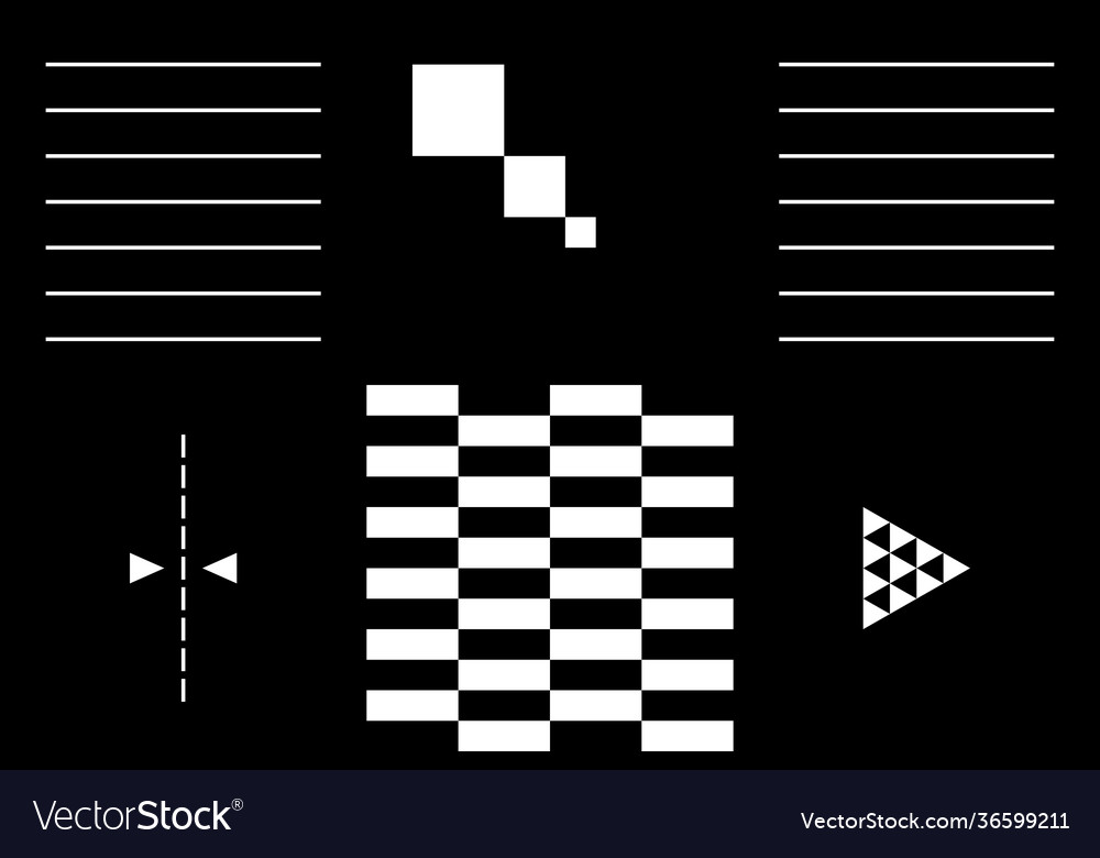 Black and white abstract pattern design