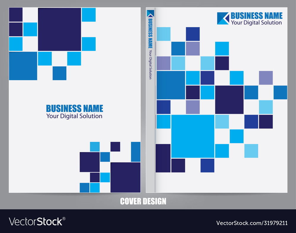 Business Report Cover - Abstract