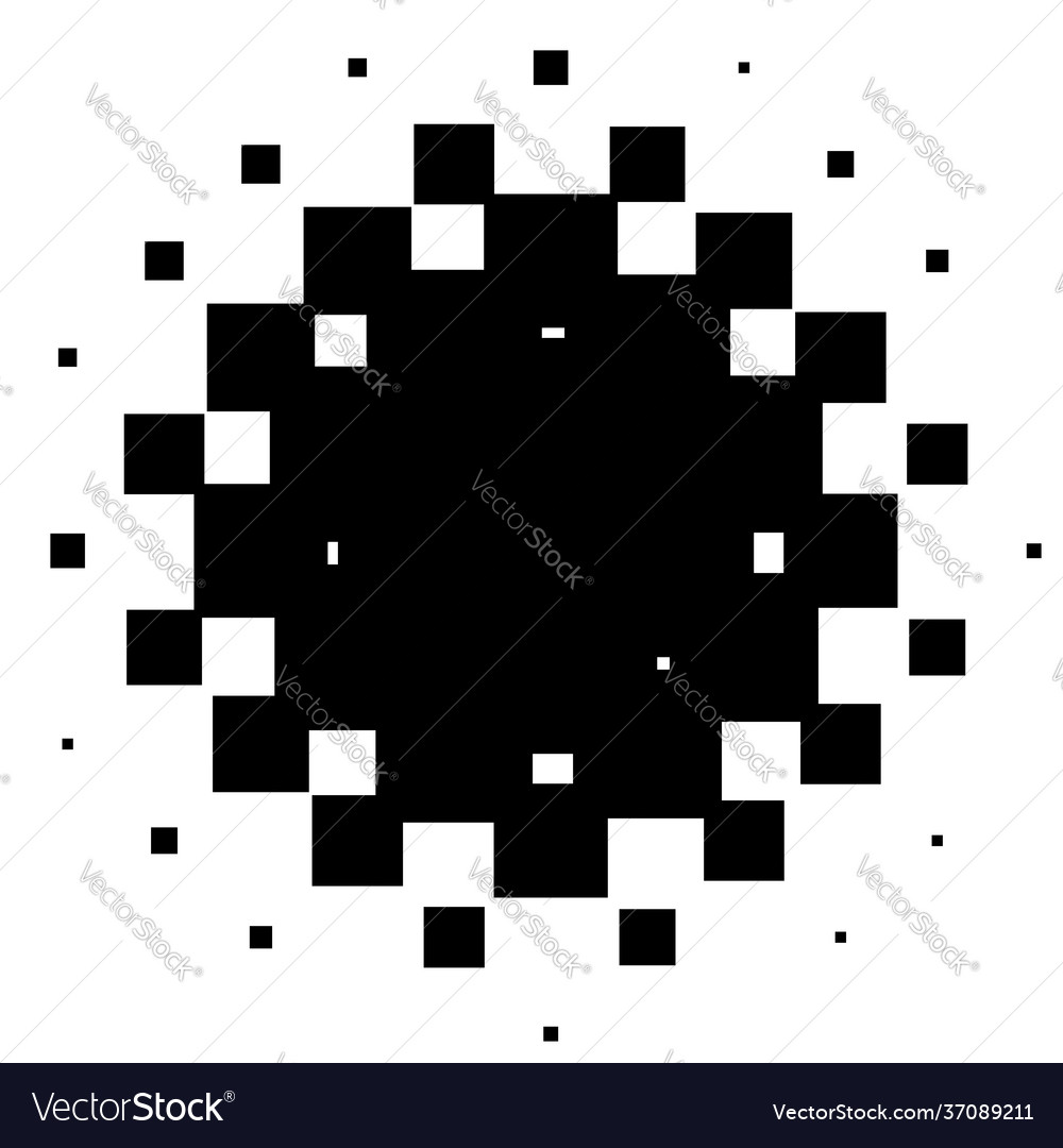 Circular halftone screentone element made Vector Image Circular halftone screentone element made