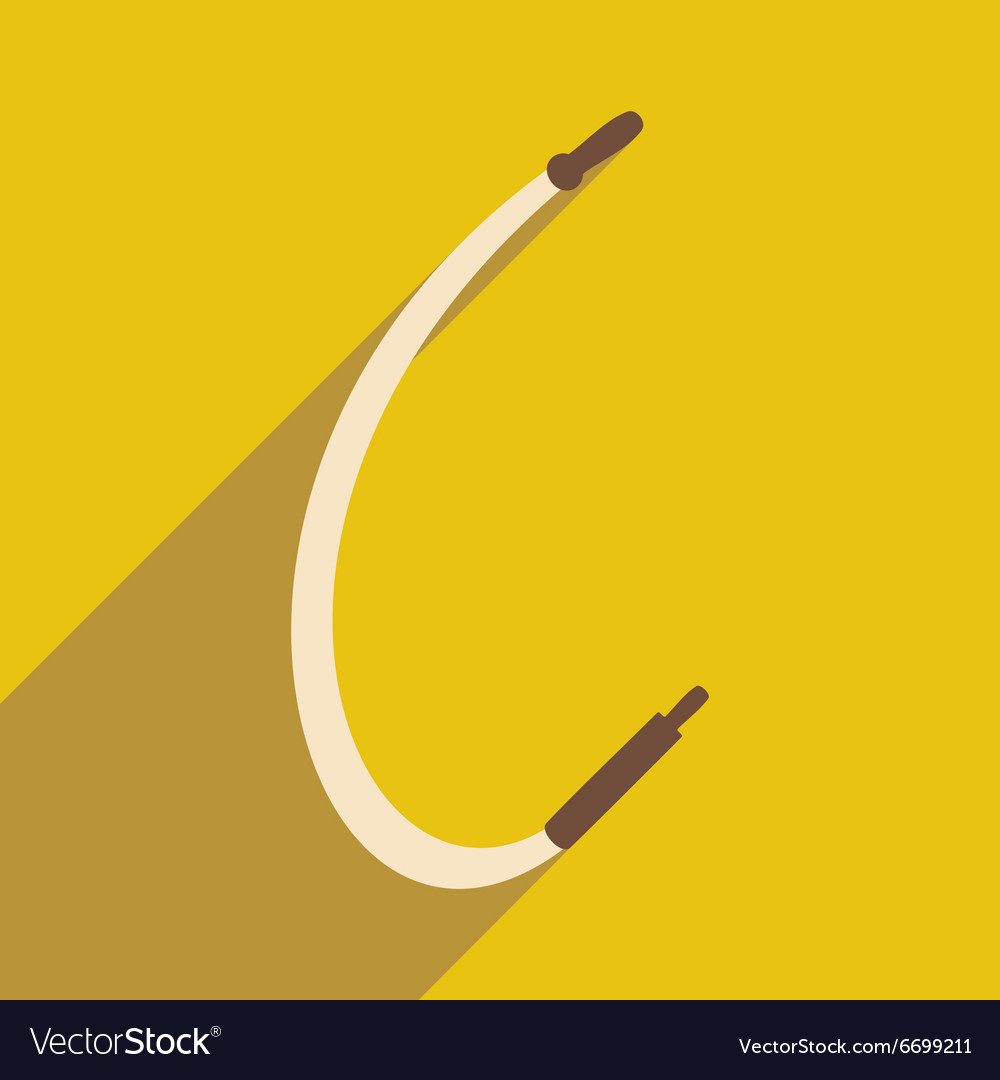 Flat with shadow icon and mobile application pipe