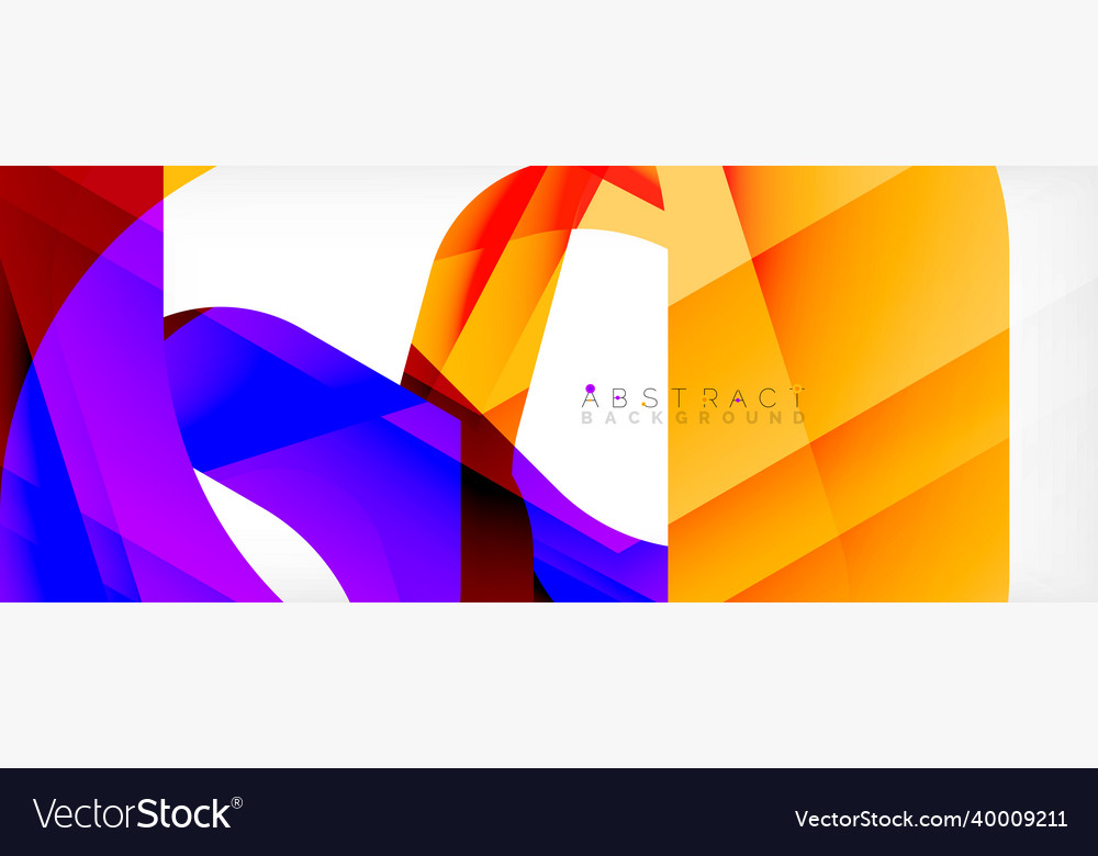 Geometric abstract background - multicolored Vector Image Geometric abstract background - multicolored