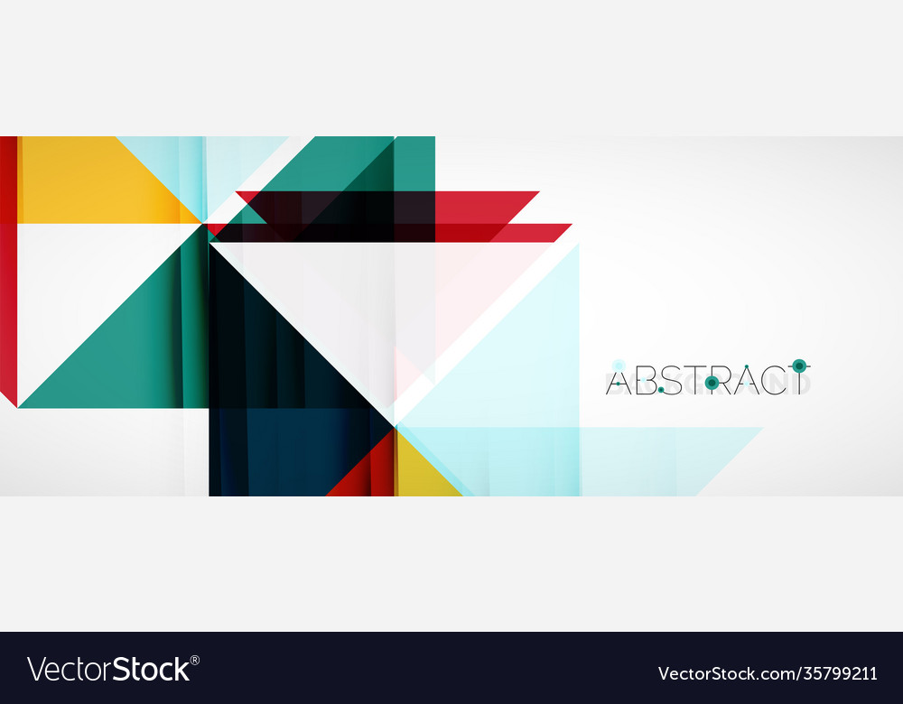 Geometric abstract background techno color