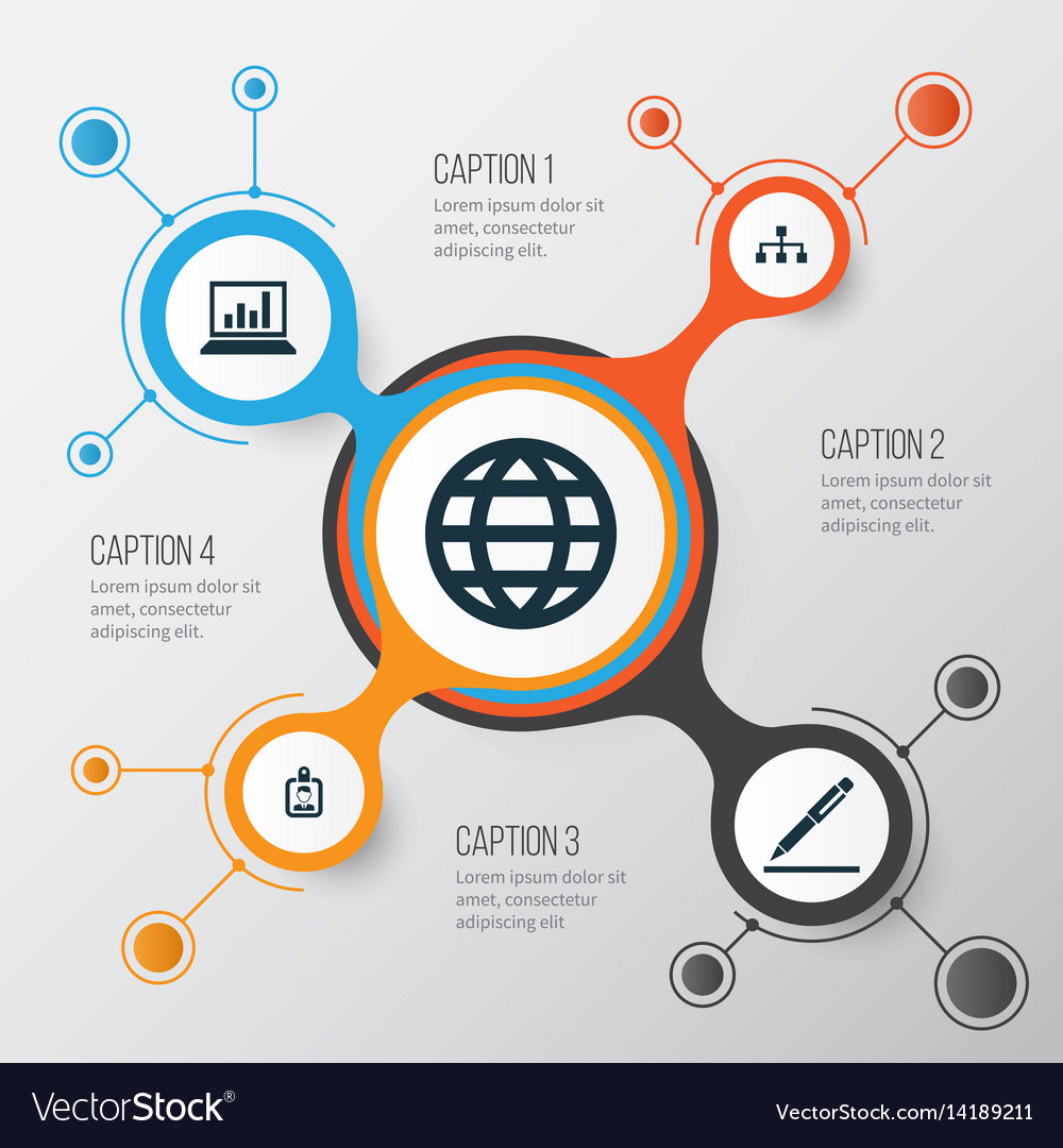 job icons set collection of diagram hierarchy vector image diagram hierarchy