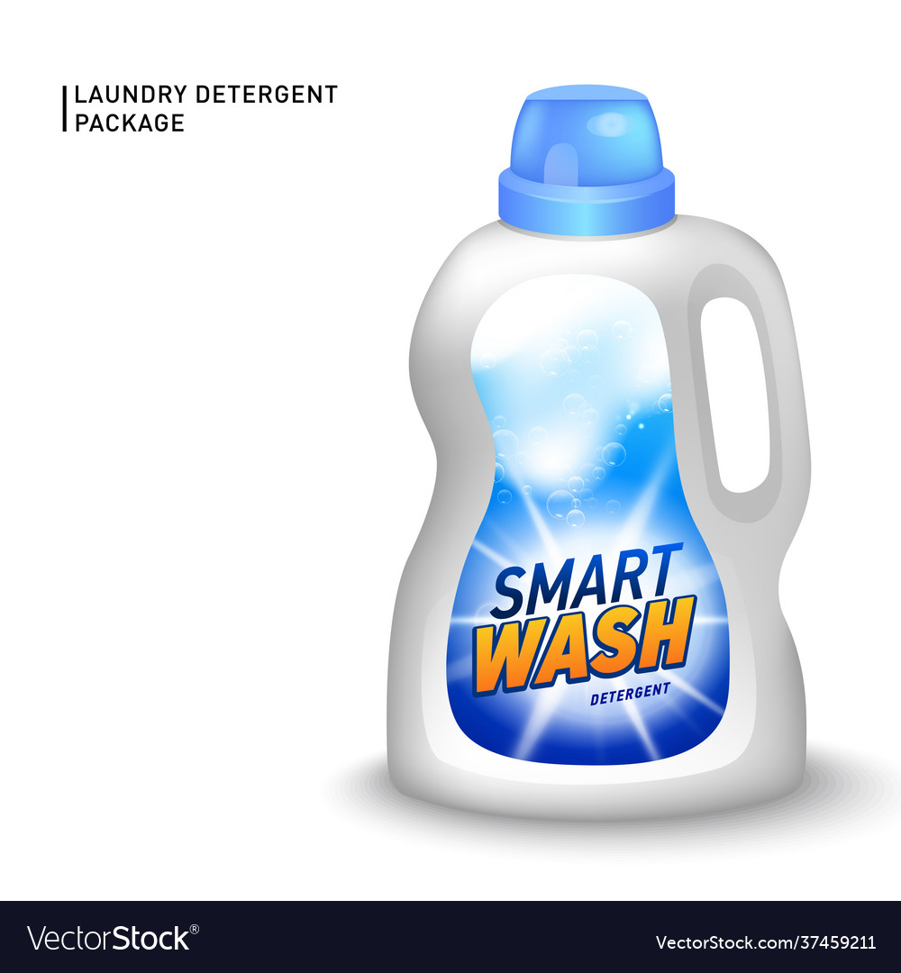 Realistic mock up container for liquid Vector Image Realistic mock up container for liquid