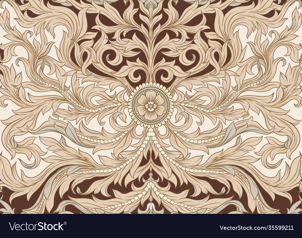 Seamless pattern background in style vector image Seamless pattern background in style