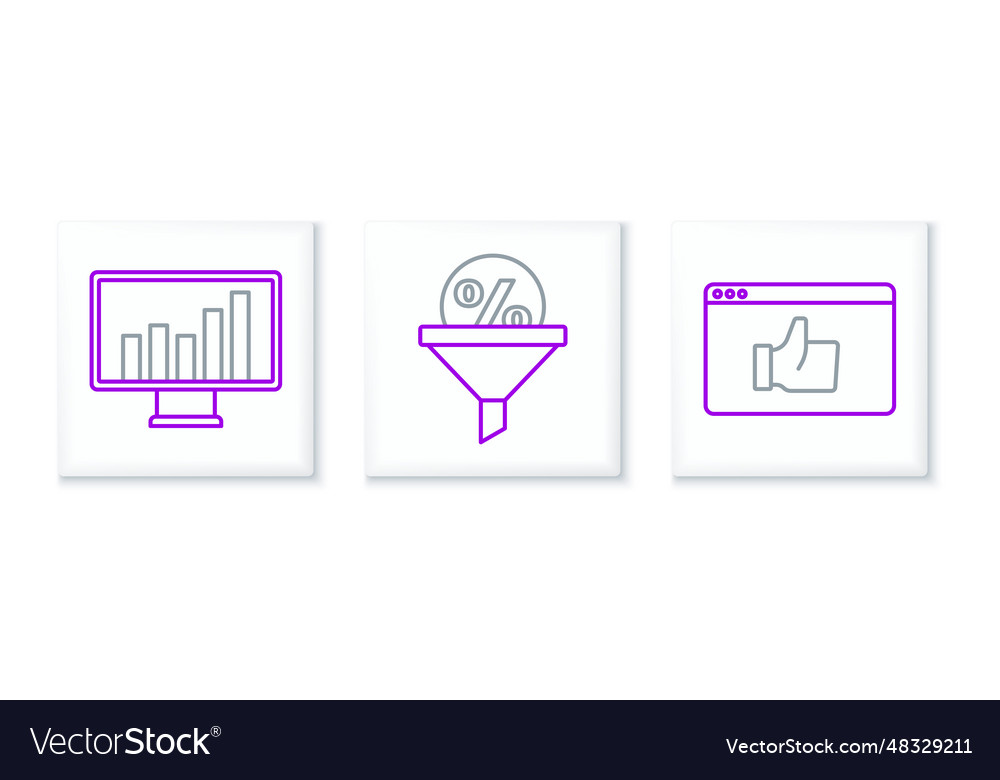 Set line customer product rating monitor