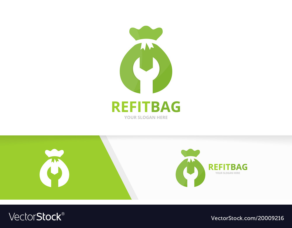 Tasche Logo Kombination Sack und Reparatur