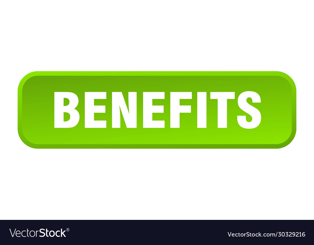 Benefits button square 3d push