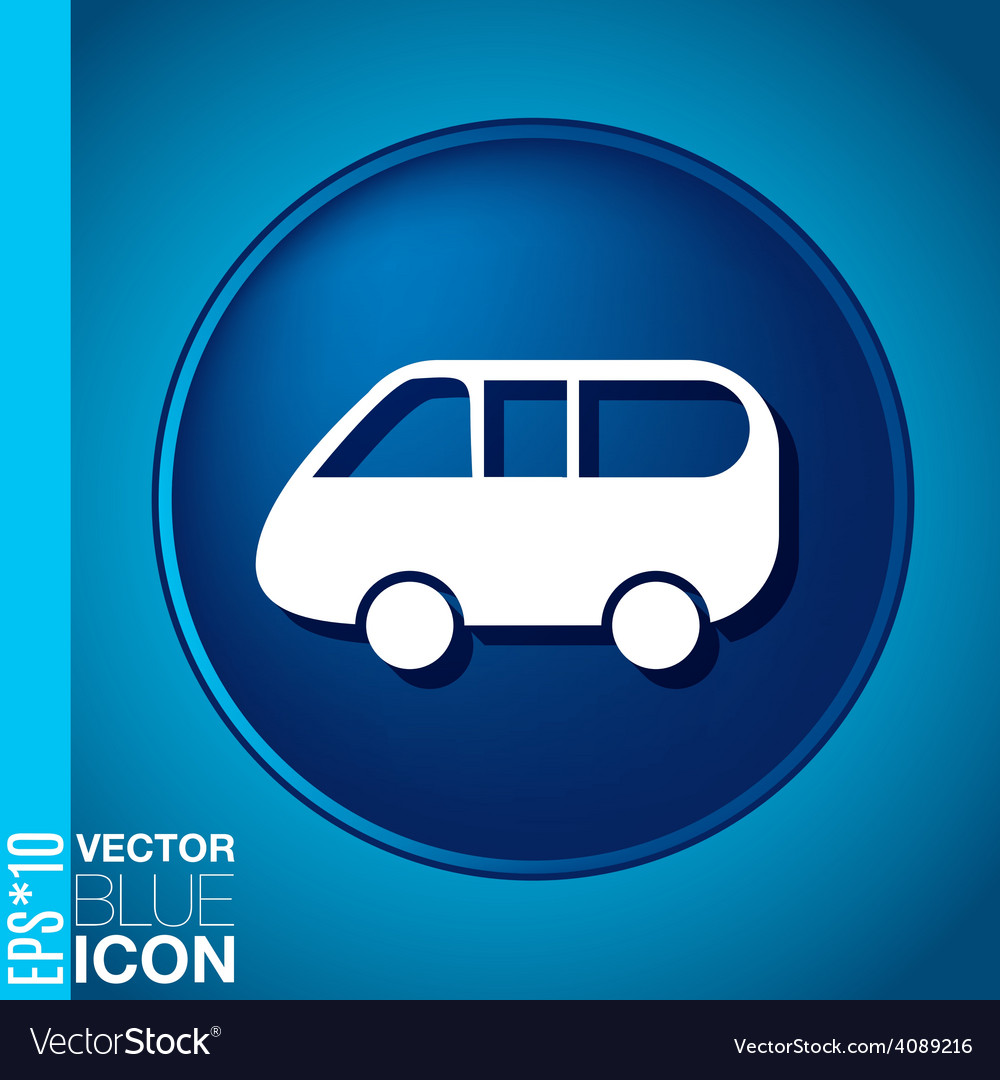 Icon car vehicles of transport