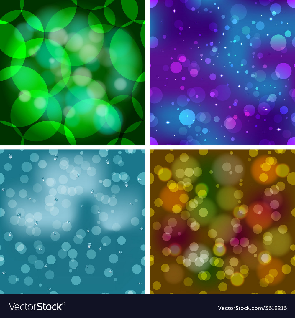 Set of 4 seamless patterns