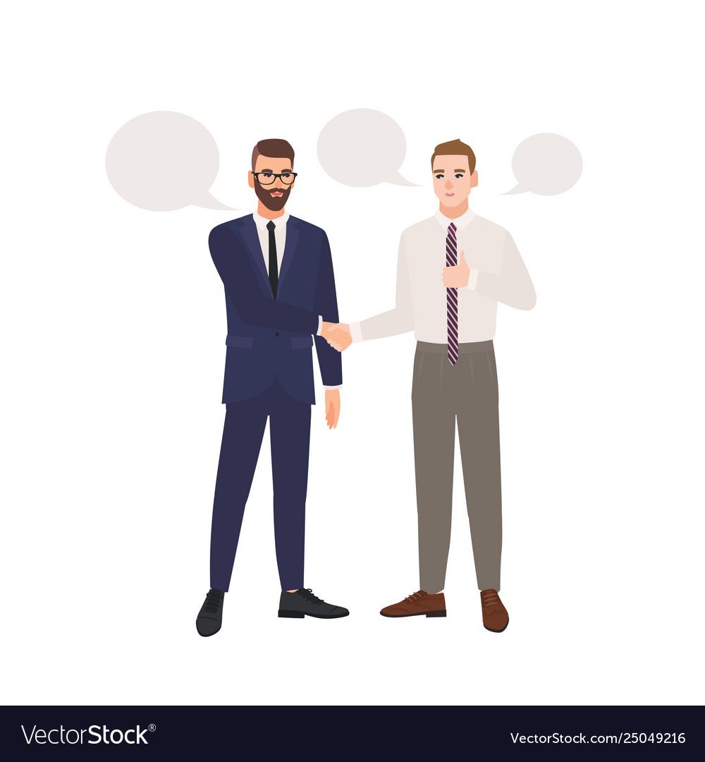 Two Businessmen Shaking Hands