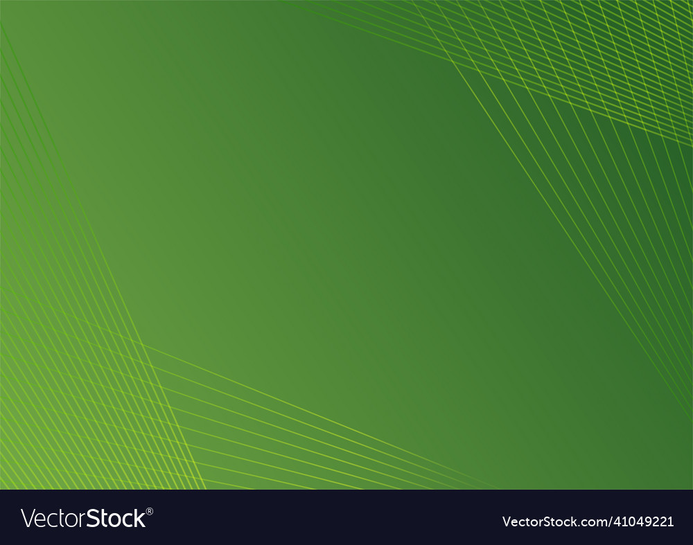 Abstract background of green line color modern vector image Abstract background of green line color modern