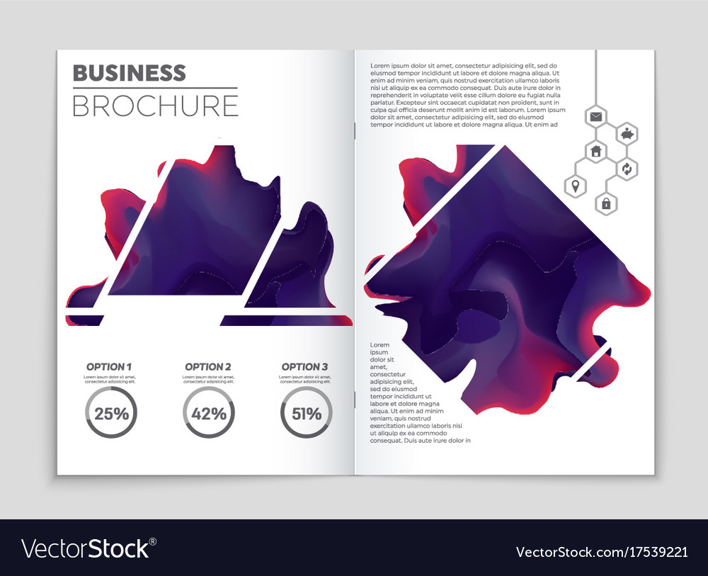 Abstract layout background set for art