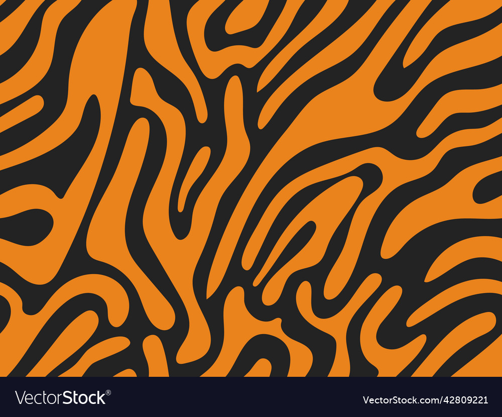 Black pattern of zebra and leopard vector image Black pattern of zebra and leopard