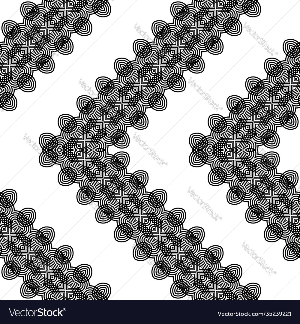 Design seamless zigzag decorative pattern vector image Design seamless zigzag decorative pattern