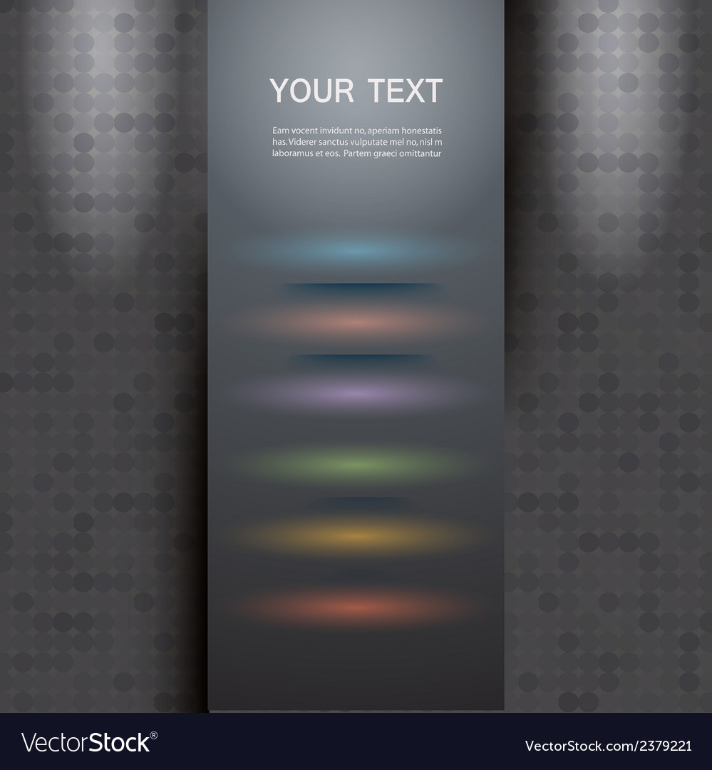 Example of a simple cover design eps10