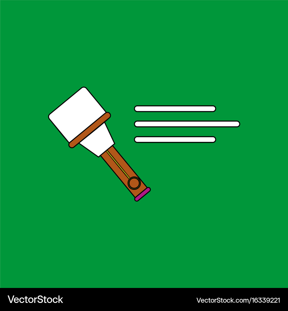 Flat icon design collection german hand grenade Vector Image