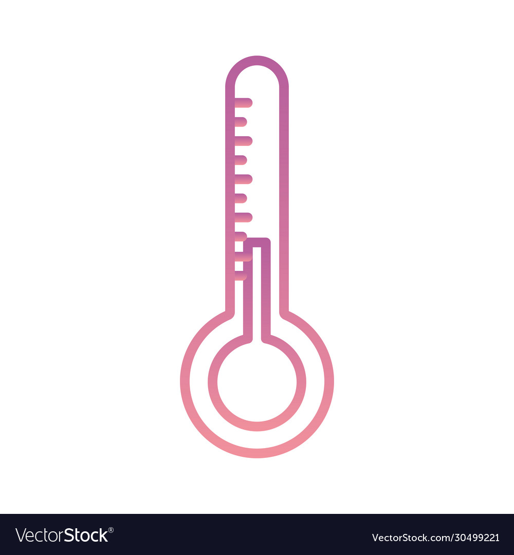 Isolated thermometer instrument gradient style