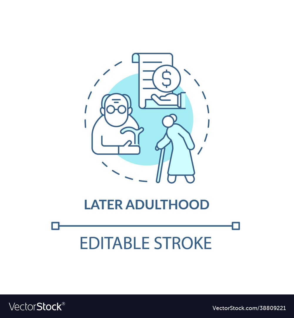 Later Adulthood Concept Icon