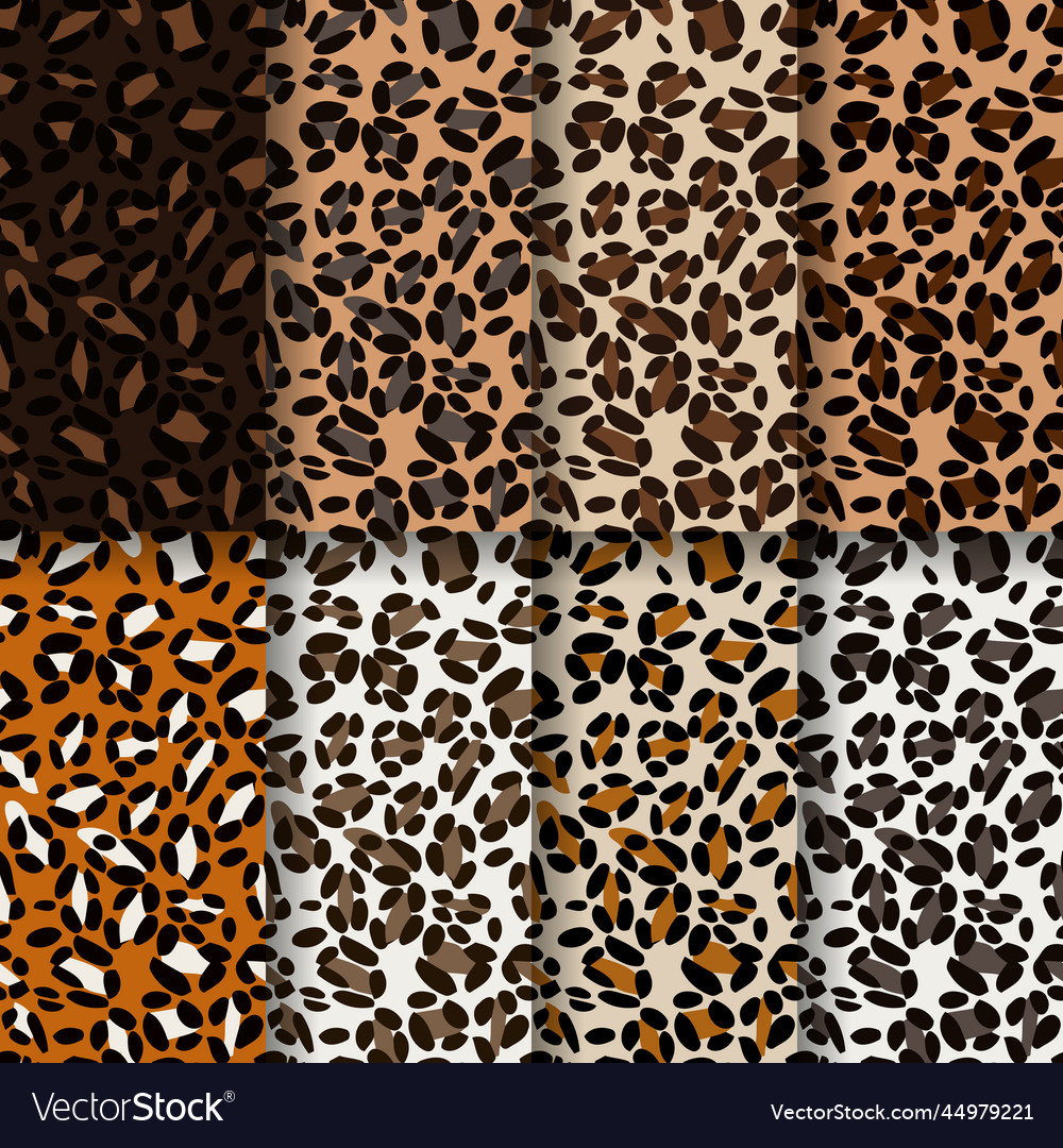 Leopard print skin design set