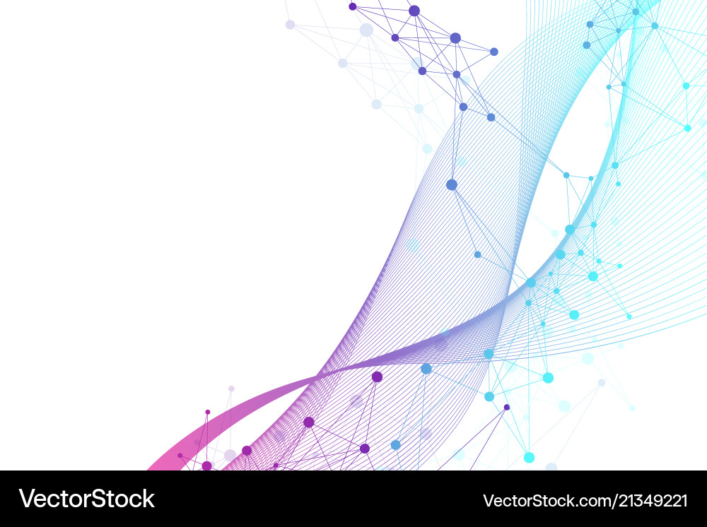 Scientific genetic engineering Royalty Free Vector Image