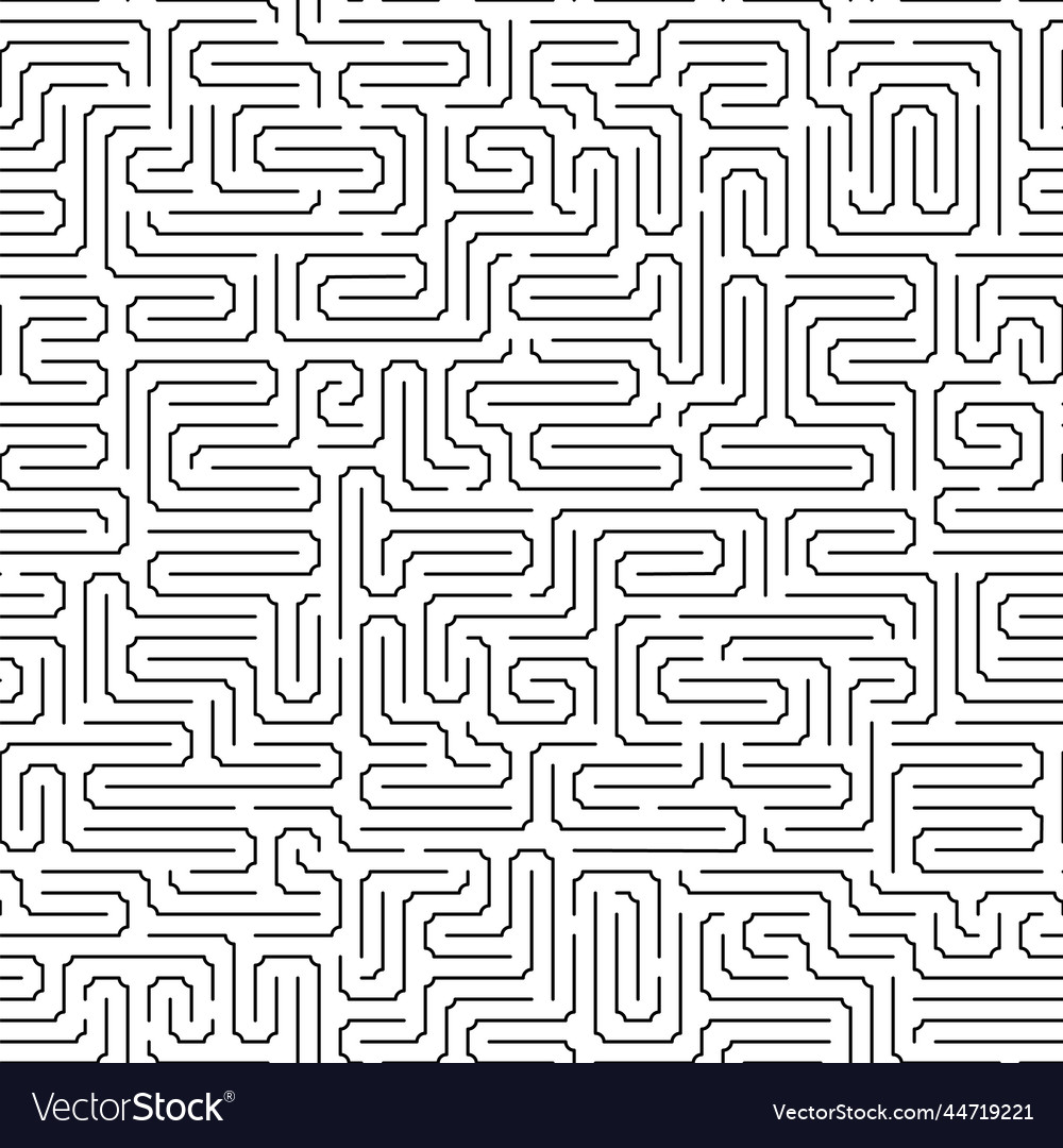 Simple seamless monochrome pattern of lines