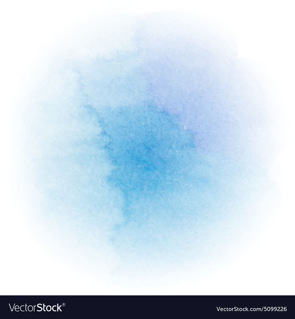 Abstract bright blue watercolor background