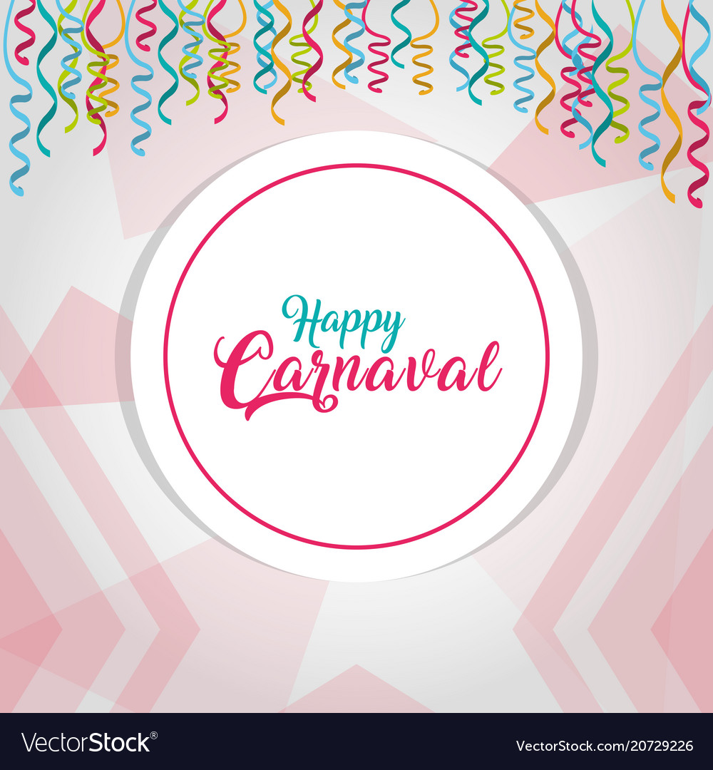 Happy carnaval card