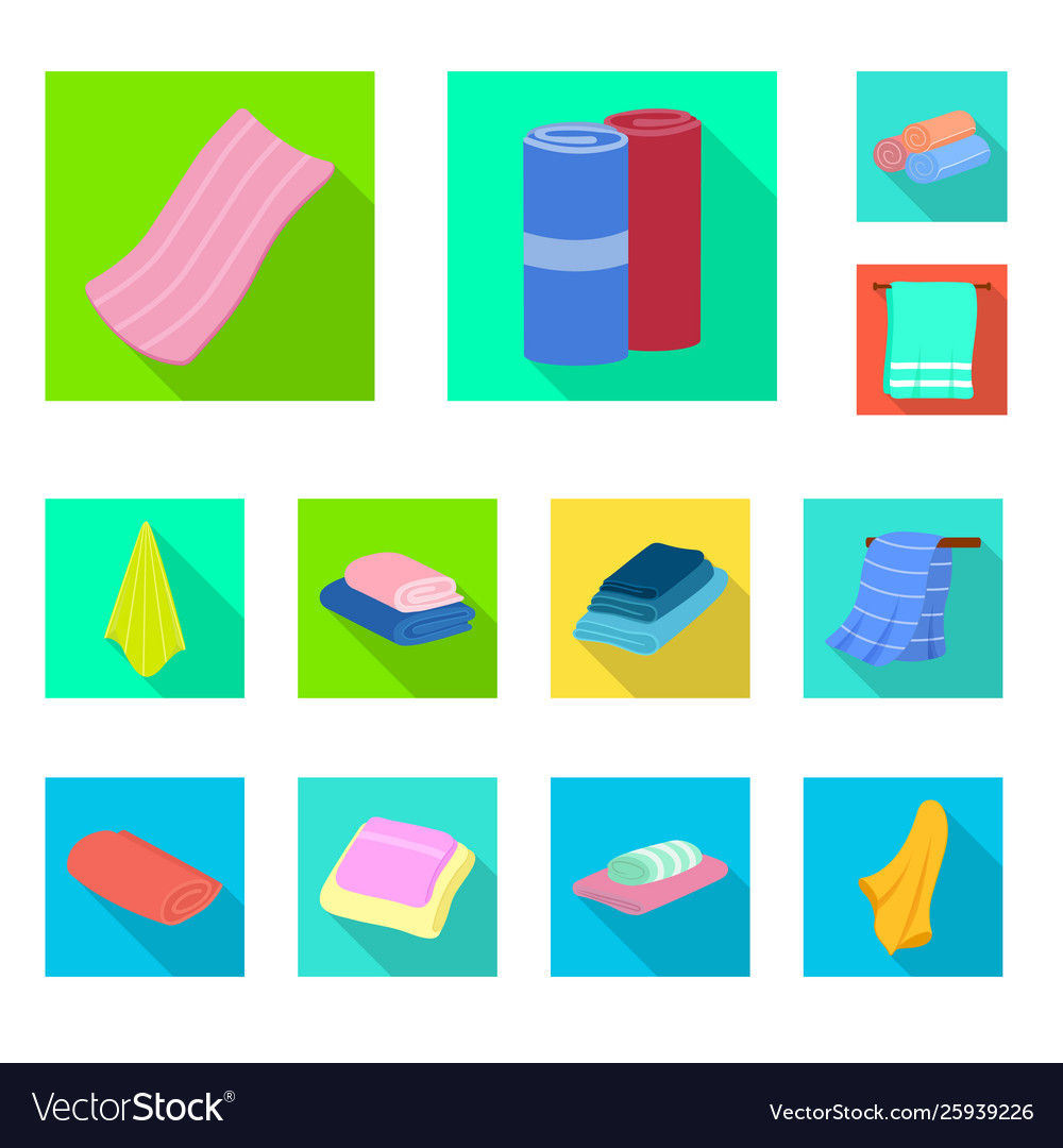 Isolated object soft and clean sign set vector image Isolated object soft and clean sign set