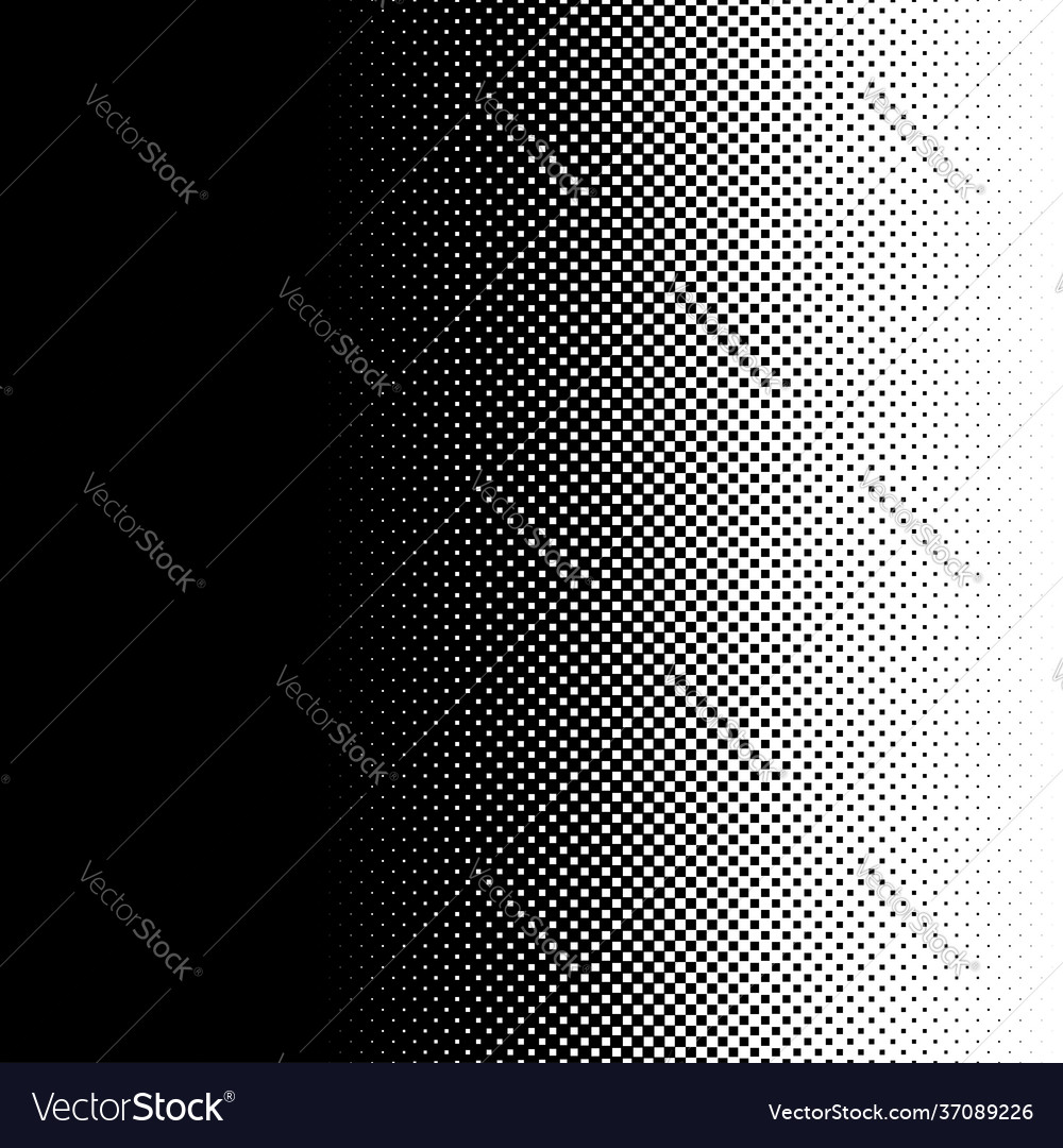 Linear square halftone screentone element squares Vector Image Linear square halftone screentone element squares